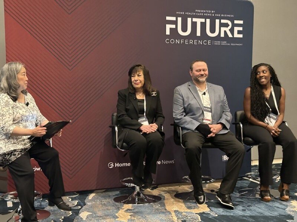 Jamie Davis speaking on a panel at the FUTURE Conference